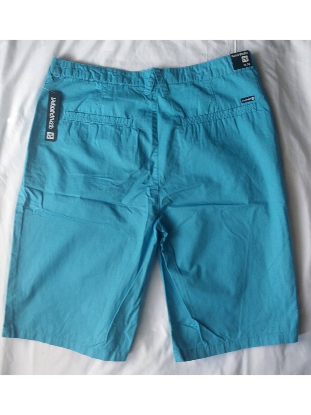 Ocean Current Chino Board Shorts Blue Size 38 New - Picture 3 of 4